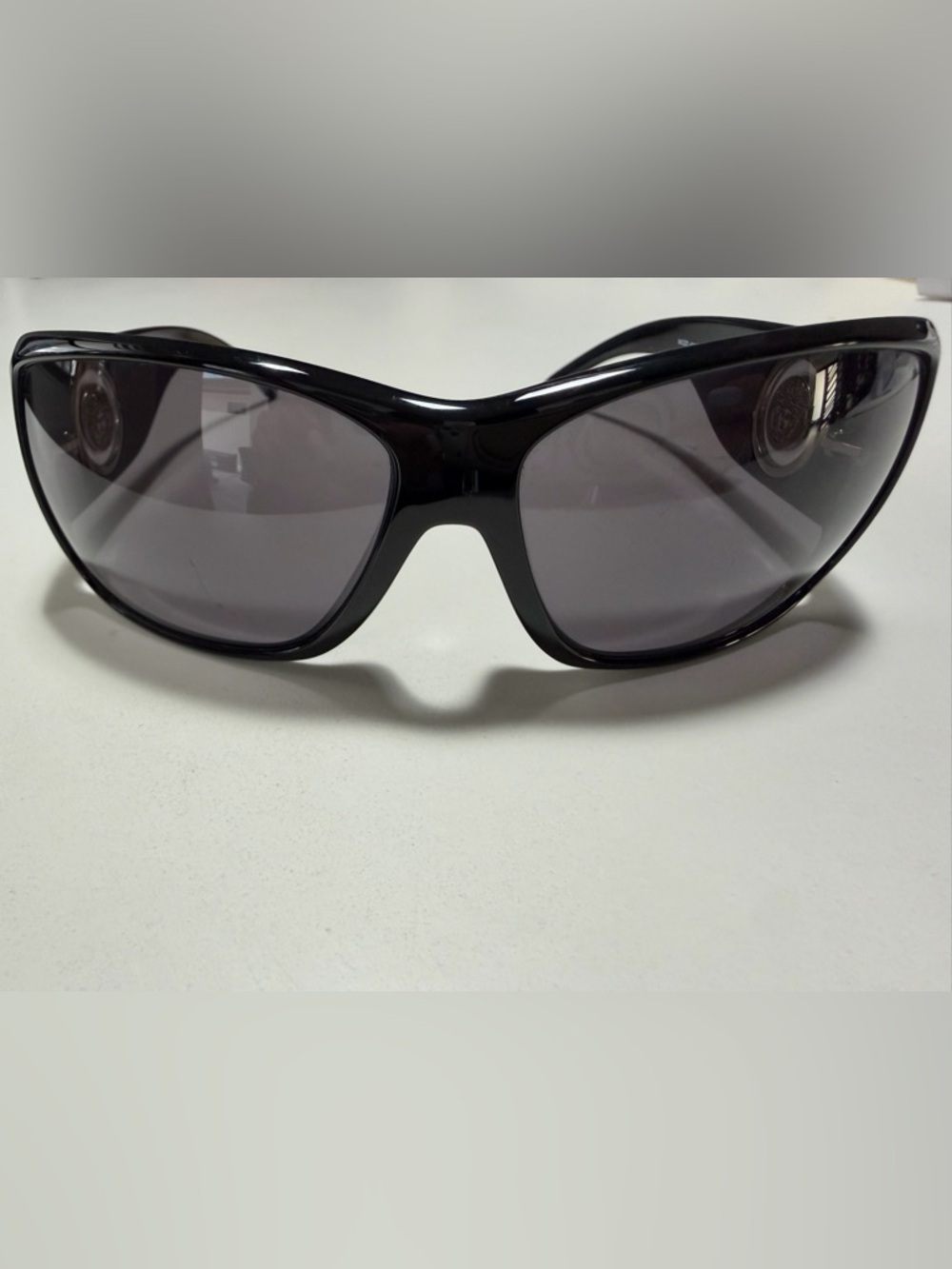Authentic Versace 4105 Both sides Medusa Emblems Wrap Black Sunglasses - Picture 4 of 12